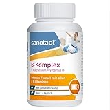 sanotact B-Komplex + Magnesium + Vitamin D3 180 Tabletten | Hochdosierte...