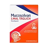 MUCOSOLVAN® 1mal täglich Retardkapseln, 20 Stück, 75mg Ambroxol,...