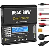 HTRC B6AC LiPo ladegerät Balancer, 80W 6A RC Ladegerät, LiPo Charger für...