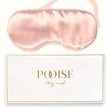 POOISE Schlafmaske - weiches Satin - vegane Seide - Anti Aging & anti...