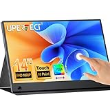 UPERFECT Portable Monitor Touchscreen, 14 Zoll Tragbarer Bildschirm für...