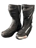 SUDSTAR PUCARA Motorradstiefel aus Leder, 1,4-1,6 mm, Knöchel- und...