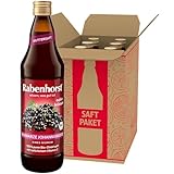 RABENHORST Schwarze Johannisbeere Muttersaft BIO 6er Pack (6 x 700 ml) -...