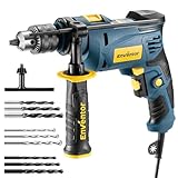 Enventor 750W Schlagbohrmaschine, Elektrische Bohrmaschine mit 9...