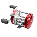 Ciounmb Runde Baitcaster Multirolle mit kraftvollen 13,6 kg Sternbremse,...