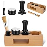 Y-Step 51mm Espresso Tamper Set mit Tamperstation, Kaffee Tamper mit...