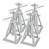 Alu Stützbock Set | L-Profil | 1000Kg Tragkraft | 42cm Höhe | L-Aufnahme...
