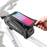 ROCKBROS Fahrradtasche Rahmentasche Wasserdicht Handytasche Touchscreen...