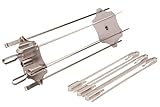 BBQNovation Edelstahl Rotisserie Spieß Set – Spieß-Rondell anex Gyros...