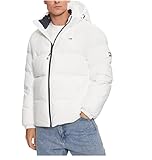 Tommy Jeans Herren Pufferjacke Essential Down Jacket Warm, Weiß (White),...