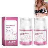 2 Stück Breast Cream, Bust Enhancement Massagecreme, Creme zur Straffung...