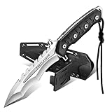 Freelander Survival Messer Outdoor, Full Tang Outdoor Messer Feststehendes...