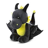 NICI 47993 Drache Dragor schwarz-gelb 20cm stehend Plüsch Kuscheltier...