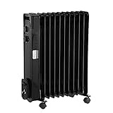 STAHLMANN Ölradiator ZR17 2500 Watt – Elektroheizung Energiesparend bis...