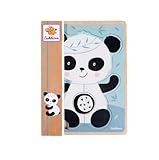 Eichhorn - Puzzle mit Pandamotiv, Konturenpuzzle aus 6 Teilen, 15x20 cm,...