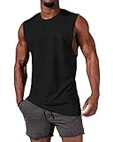 Tank Top Herren, Ärmelloses Muskelshirts Gym Sport Unterhemd Männer T...