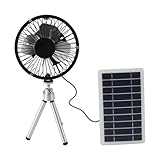 Fenteer Solarpanel, solarbetriebener mit Halterung, 10 W USB, Kühl für...