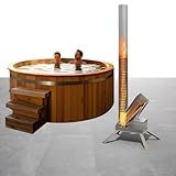 ECO POOLTECH Outdoor Poolheizung Holz Feuertonne, Tragbarer Brennholz...