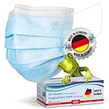 kela OP-Maske - 50x Medizinische Maske Blau | 100% Made in Germany |...