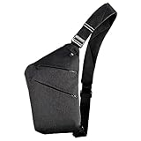 BROADREAM Umhängetaschen Herren - Anti-Diebstahl Sling Chest Crossbody...