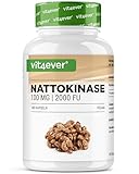 Nattokinase - 180 Kapseln mit je 100 mg (20.000 FU/g) - 6 Monatsvorrat -...