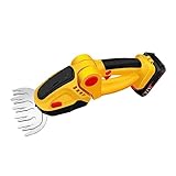 Heckenschere, 2 In 1 24V Cordless Elektrische Heckenschere 20000RPM...