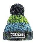 Dorfkind Bommelmütze Wintermütze Spruchmütze Strickmütze lustige Beanie...
