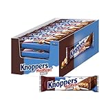 Knoppers NussRiegel Dark – 24 x 40g – Waffelriegel mit Milch- und...