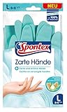 Spontex Zarte Hände, pflegende Haushaltshandschuhe mit sanftem Mandelöl,...