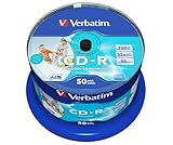 Verbatim CD-R AZO Wide Inkjet Printable 700 MB, 50er Pack Spindel, CD...
