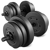 TREX SPORT Hanteln Set | Kurzhanteln 2er Set | 20kg 40kg Hantel Dumbbell...