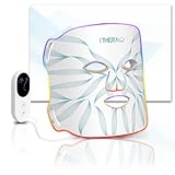 iTHERAU LED Gesichtsmasken Lichttherapie,Rotlicht LED Maske Gesicht mit 6...