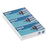 Eagle Heftklammern, 24/6 Heftklammern, 1000/Box, 3er Pack, 3000 Pcs...