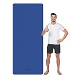 CAMBIVO Yoga Matte XXL 213 x 81cm, Blaue Yogamatte 6mm Dicker Breit,...