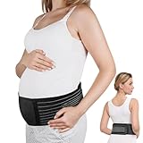 AUYAO Stützgurt Schwangerschaft Verstellbarer Bauchband Schwangerschaft...