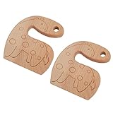 Yctze Holzkinder-sicheres Ergonomisches Zweiteiliges Kochwerkzeug für...