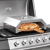 Home & Garden Item-Pizzaofen mit Keramikstein für Gaskohlegrill