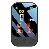 CO-Melder,YEREADW 3-in-1 tragbarer Kohlenmonoxid-Mel,Wiederaufladbarer...