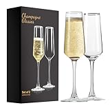 PARACITY Sektgläser, Champagner Gläser 2er-Set, elegante 250 ml...