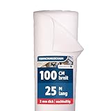 Verpackungsschaum Rolle 1m x 25m | 25m² Verpackungsmaterial 2mm PE-Schaum...