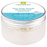 GREENDOOR Körperpeeling Sea Salt Scrub Eisenkraut 280g vegan, zitroniger...