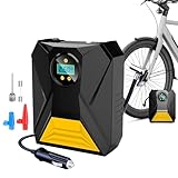 Reifenaufpumpe - Autoreifen Luftkompressor | mit 12V Digitaldisplay für...