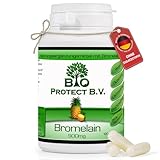 Bromelain 500 mg (2.000 F.I.P.) 120 Kapseln - Vegan ohne Füll- und...