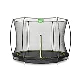 EXIT TOYS Silhouette Bodentrampolin - ø244cm - Kompaktes Rundes Inground...