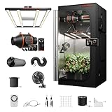 Spider Farmer 90x90x180cm Grow Box Komplett Set G3000 LED Vollspektrum...