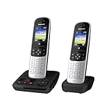 Panasonic KX-TGH722GS Schnurlostelefon Duo mit Anrufbeantworter (DECT...
