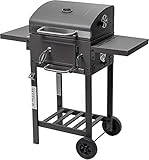 ACTIVA Holzkohlegrill Angular Smart I Holzkohlegrill mit Deckel,...