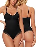 SURE YOU LIKE Shapewear Damen Bodysuit Figurformender Bauchweg Stark...