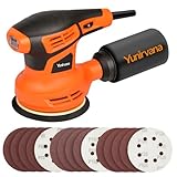 Yunirvana Exzenterschleifer, 280W 13000 OPM Zufalls-Orbitalschleifer mit 6...