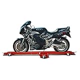 DEMA Motorrad Rangierhilfe Rollwagen – 567 kg, Stabiler Rollwagen für...
